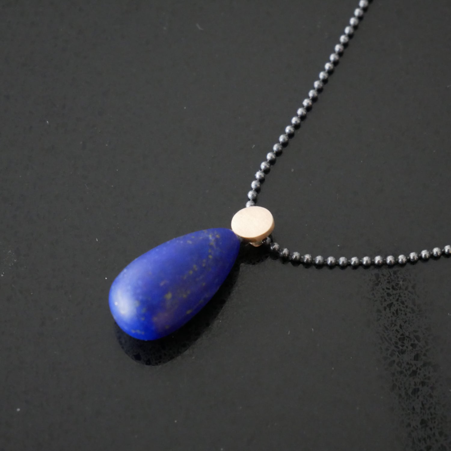 Lapis drop pendant