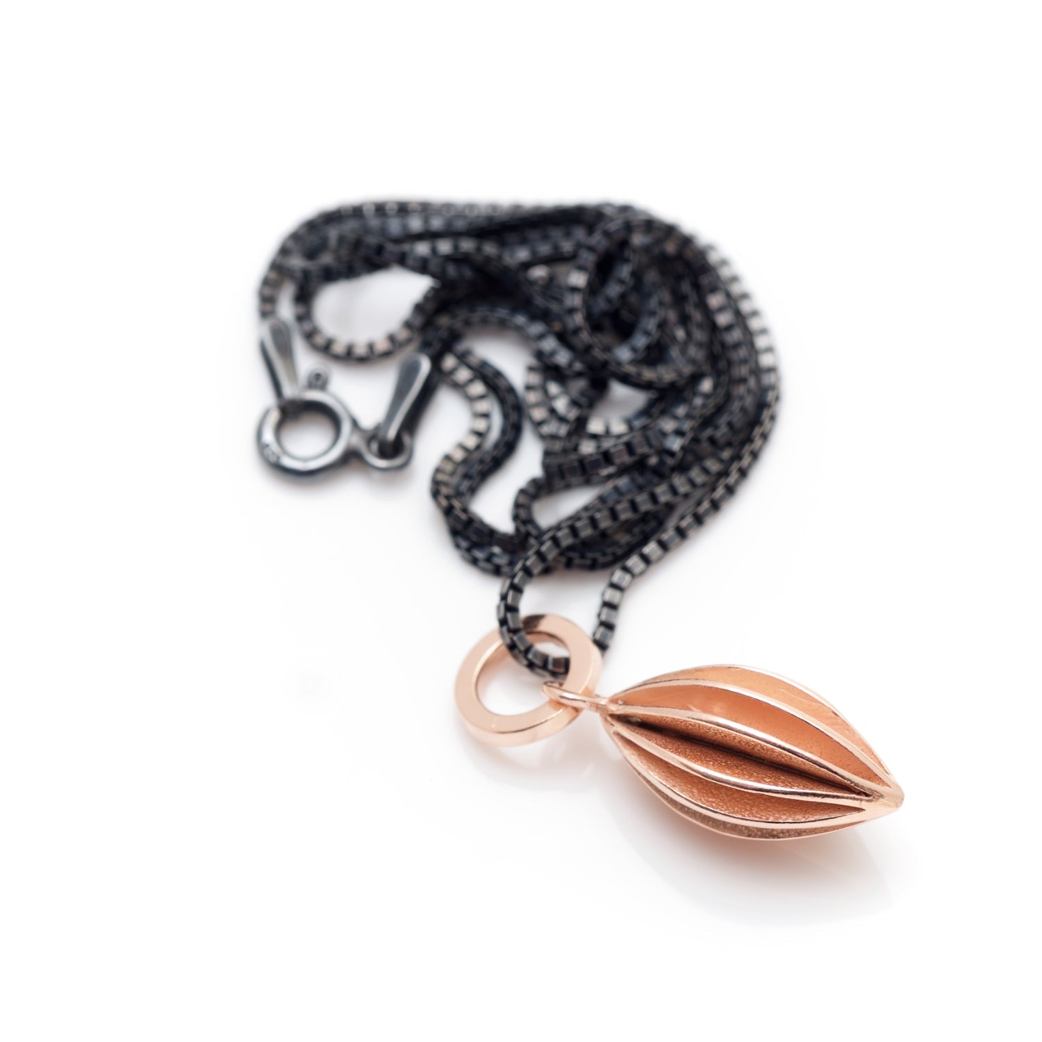 Gold Vermeil medium pod necklace