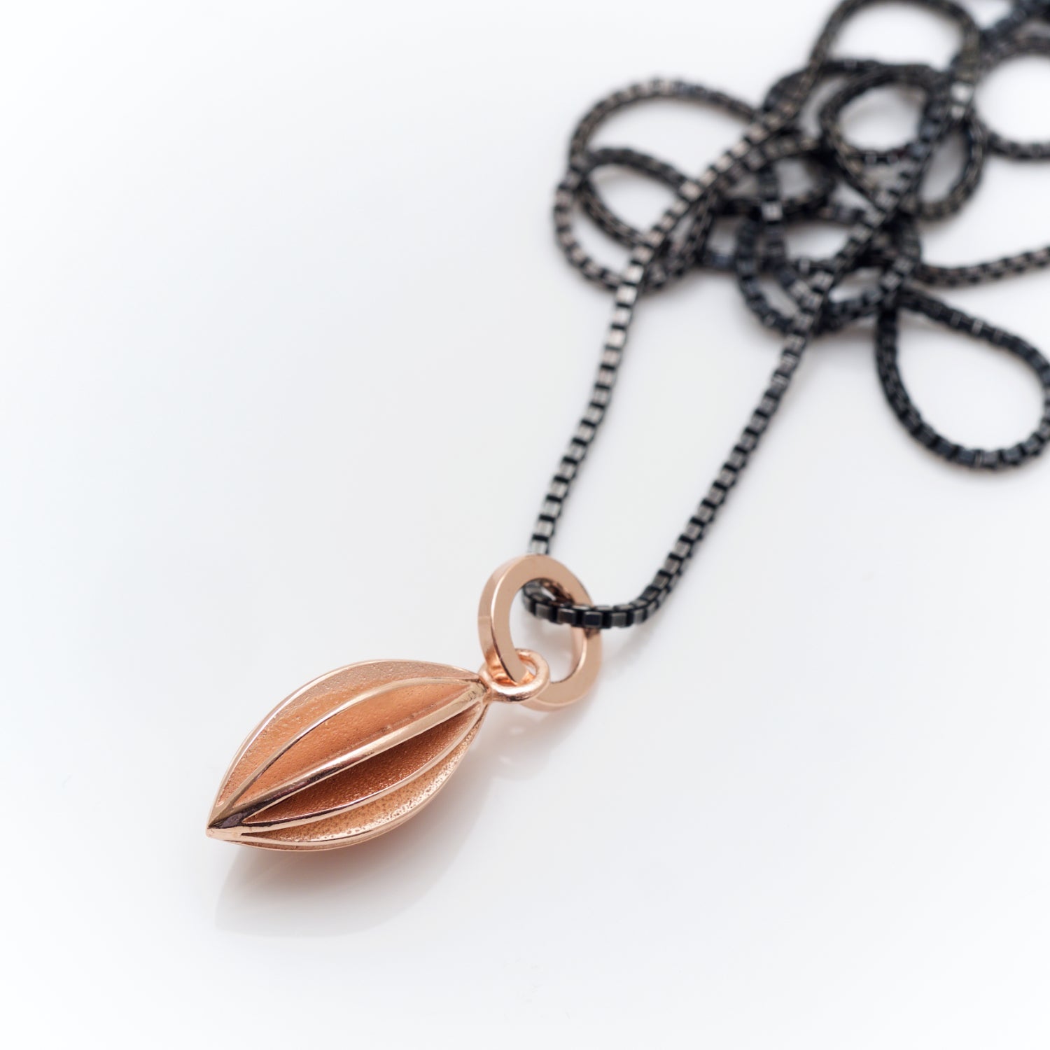 Gold Vermeil medium pod necklace