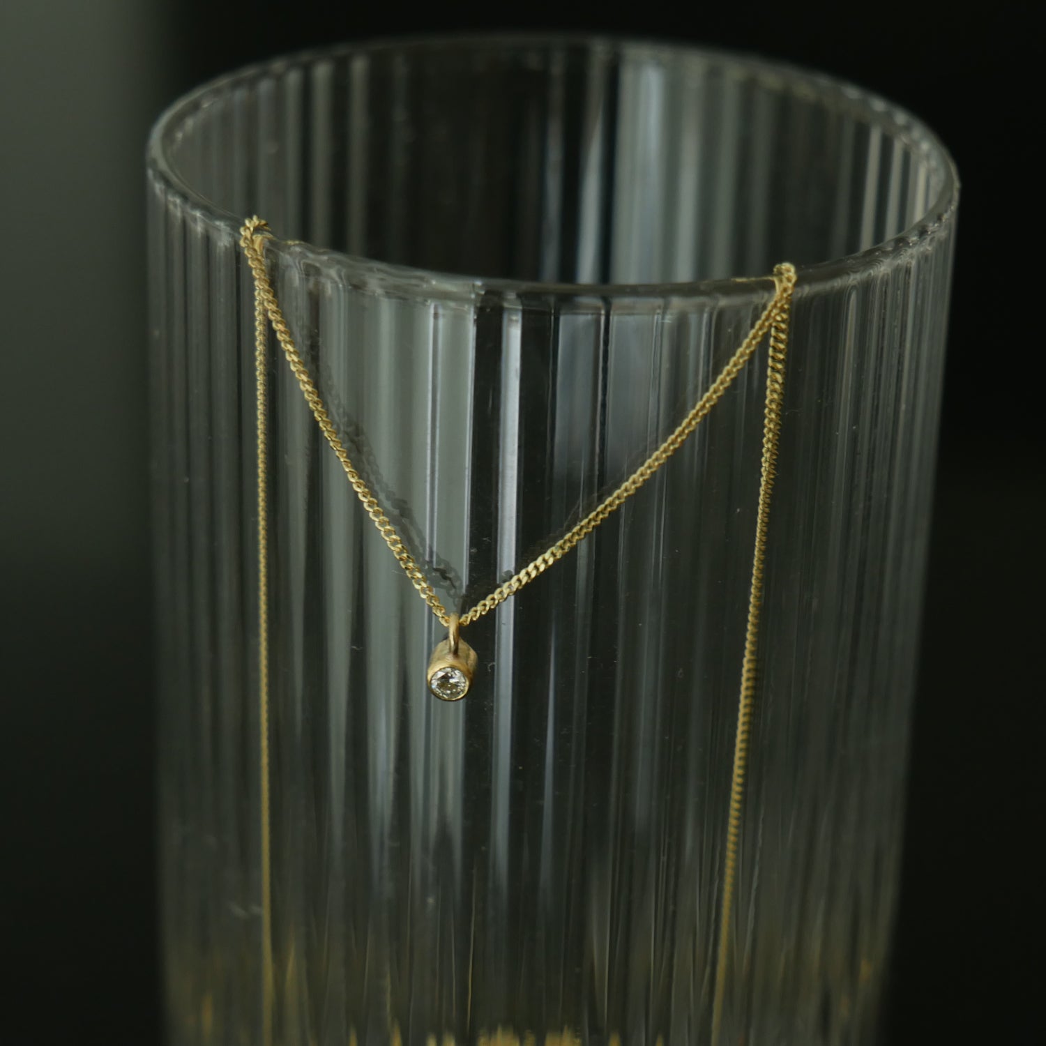 gold diamond necklace