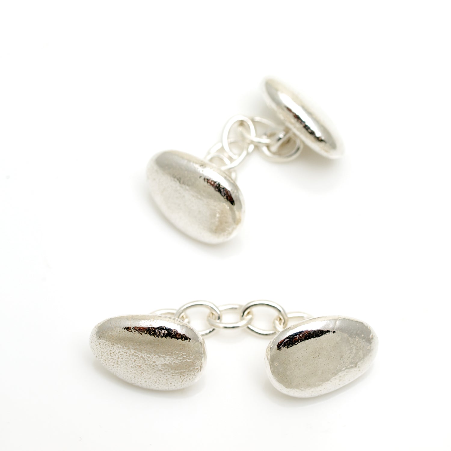 pebble cufflinks