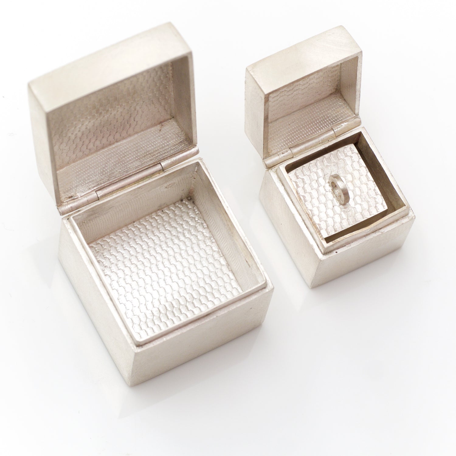 tiny hinged box locket