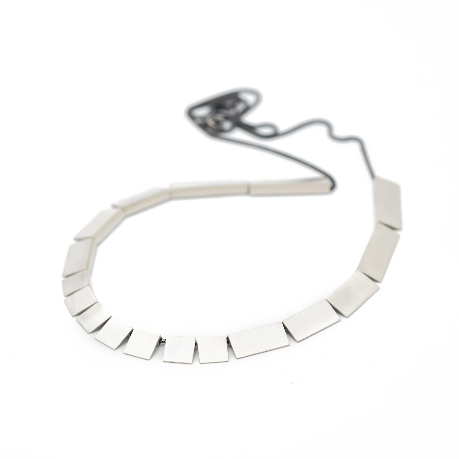 architectural squares necklace