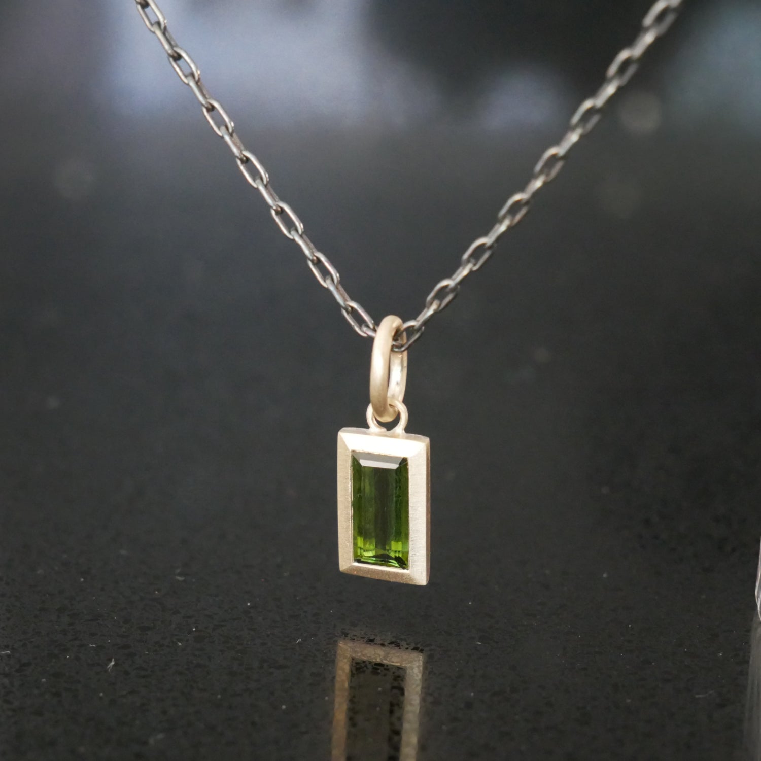 Green tourmaline pendant