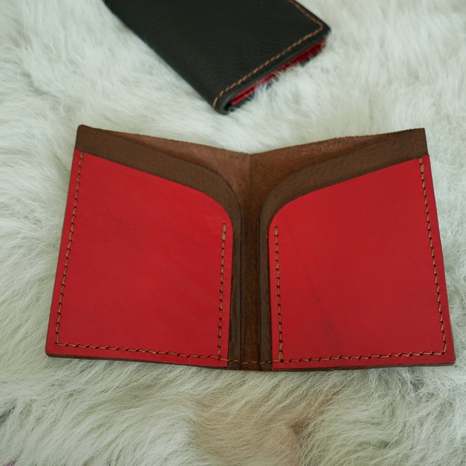 Small leather wallet