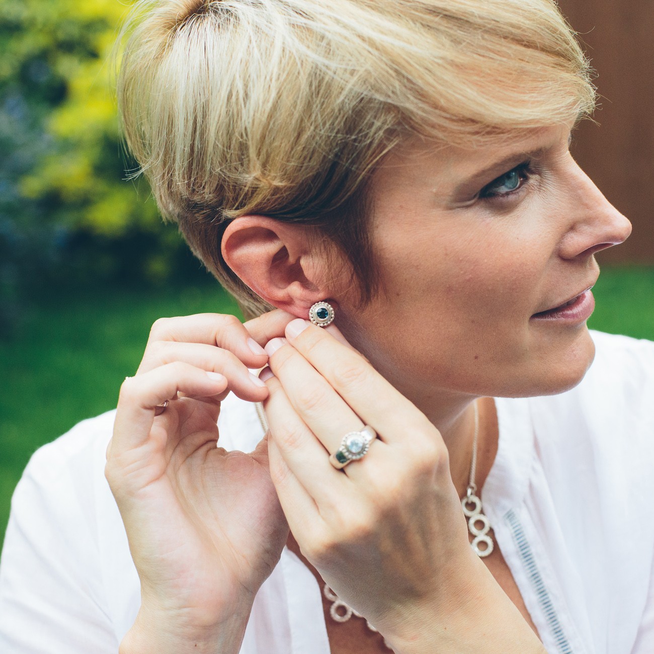 Semi-Precious Stone Earrings — Charmed Flowers | Waterloo Florist | Buy  Flowers Online for Delivery