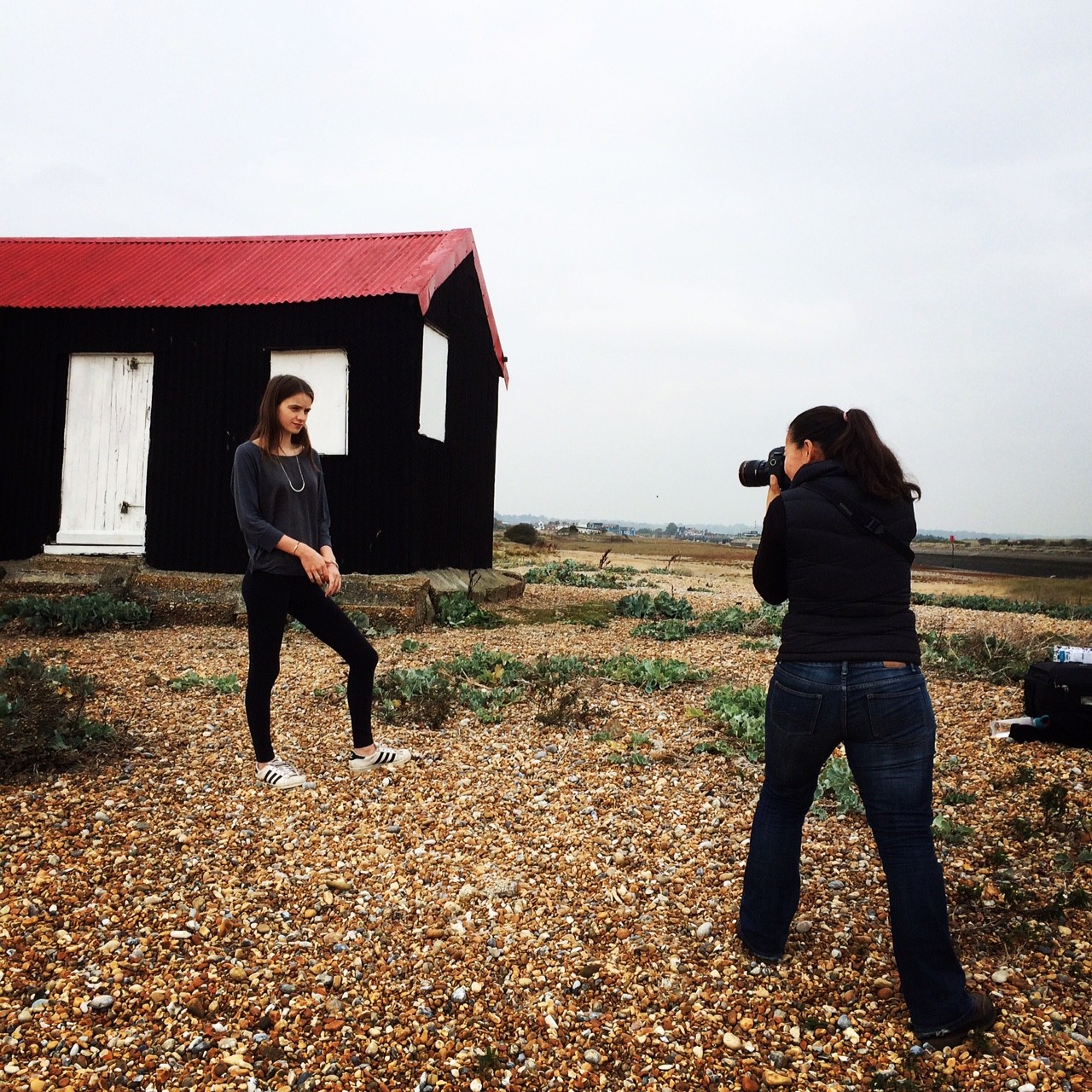 photoshoot at Rye Harbour