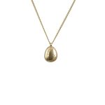 9ct gold pebble necklace