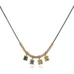 18ct gold sapphire necklace