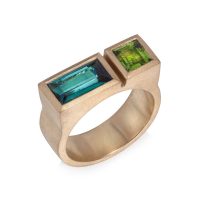 chunky 9ct architect ring