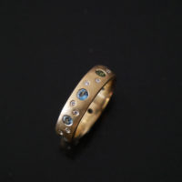 18ct gold eternity ring